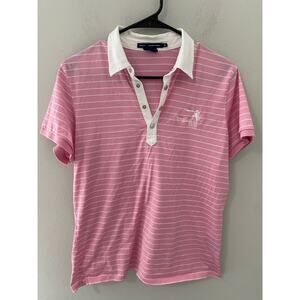 Vintage Ralph Lauren Golf Spyglass Hill Pink Women's Golf Polo Size XL